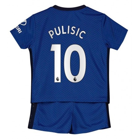 Billiga Fotbollströjor Chelsea Christian Pulisic 10 Barn Hemma tröja 2020/21 Kortärmad